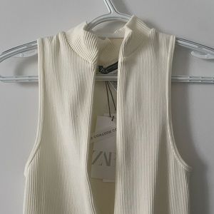 Zara Seamless Cream Size XS-S Jumpsuit NEVER WORN